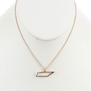 Tennessee State Cutout Necklace/Pendant